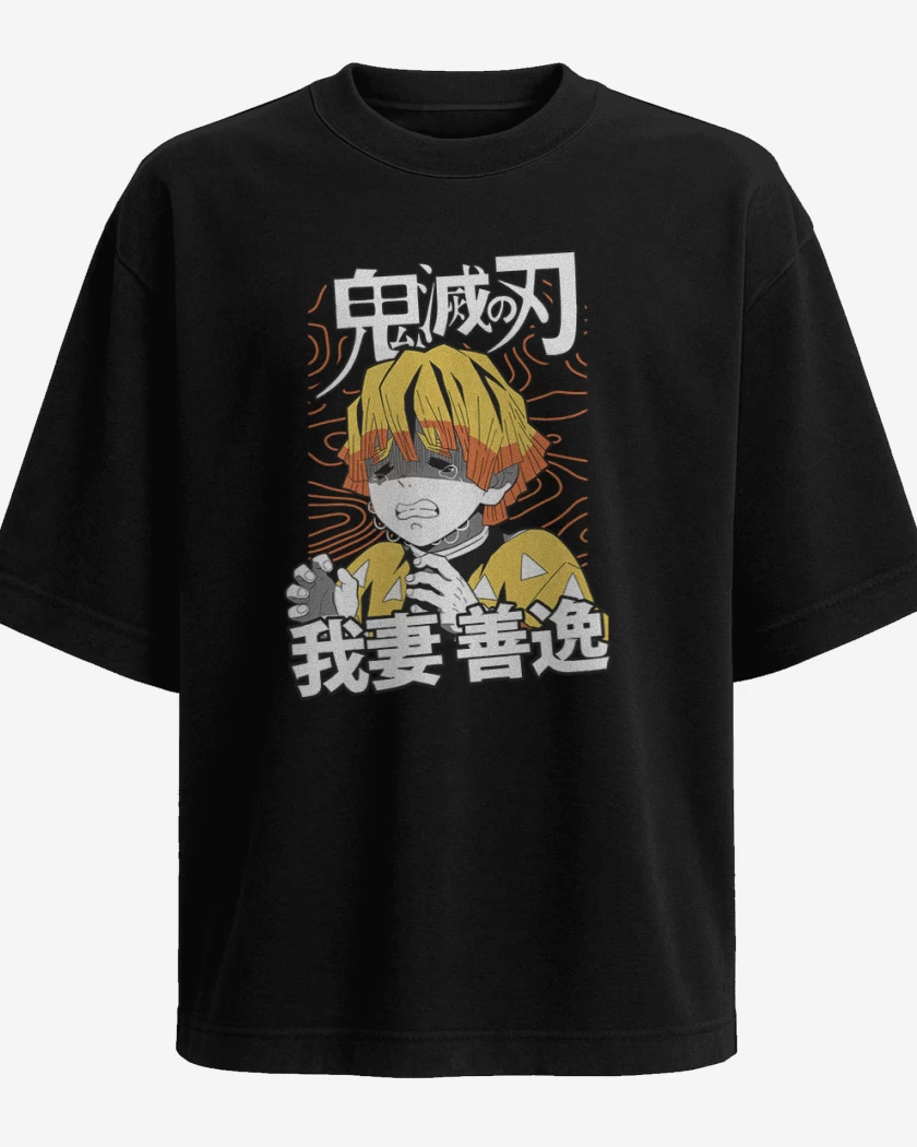 Polera Oversize Zenitsu Agatsuma Rayo