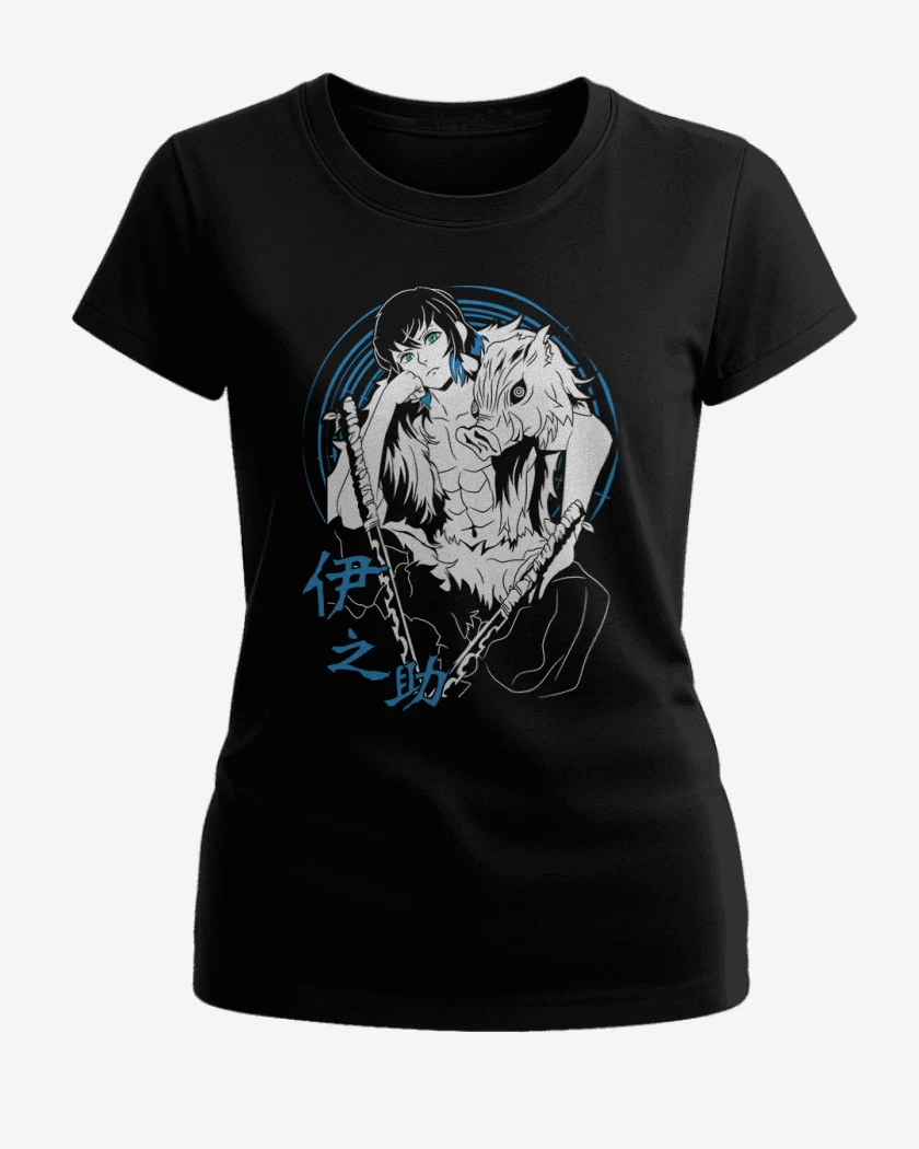Polera de Mujer Negro de Inosuke Jabali