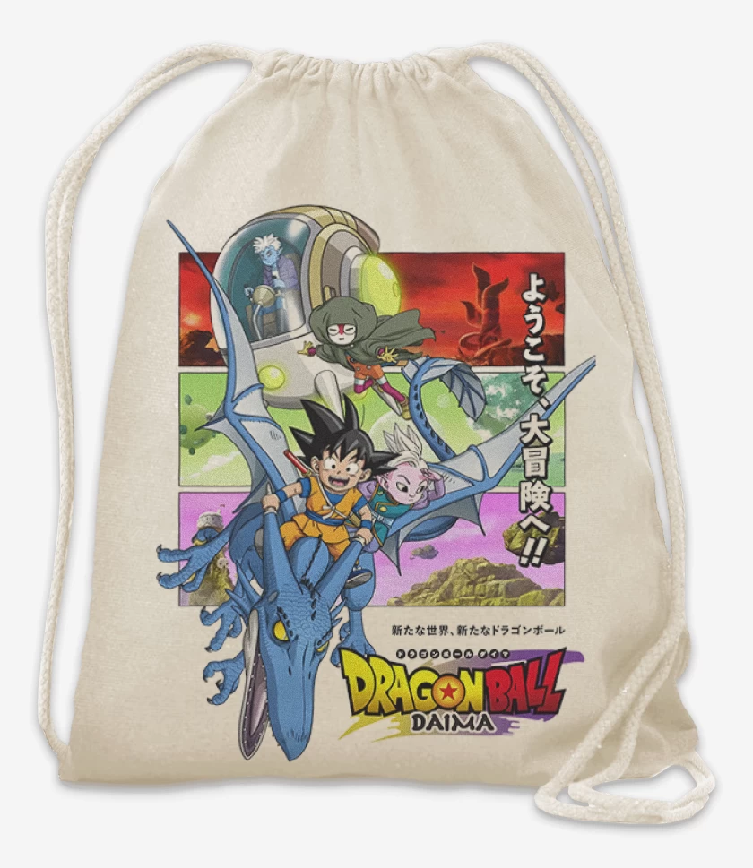 Mochila Blanco de Dragon Ball Daima