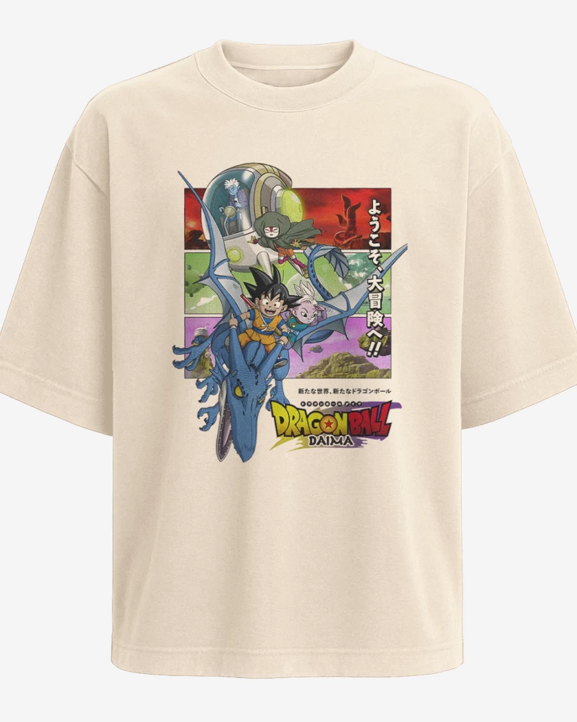Polera Oversize Dragon Ball Daima