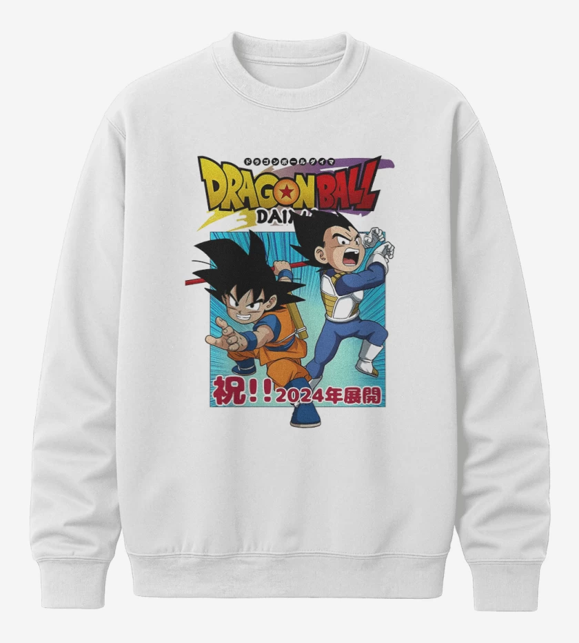Poleron polo Goku y Vegeta Daima