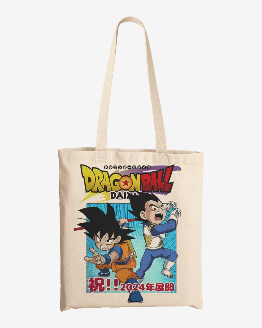 Totebag Goku y Vegeta Daima