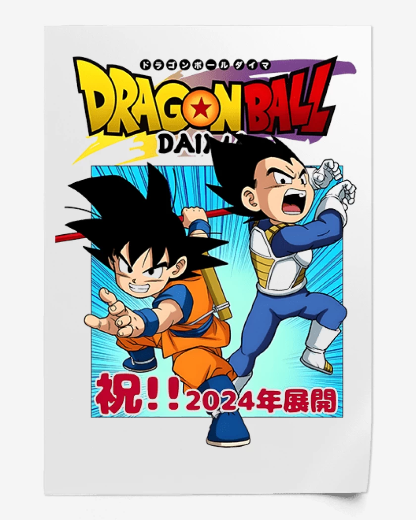 Print Goku y Vegeta Daima