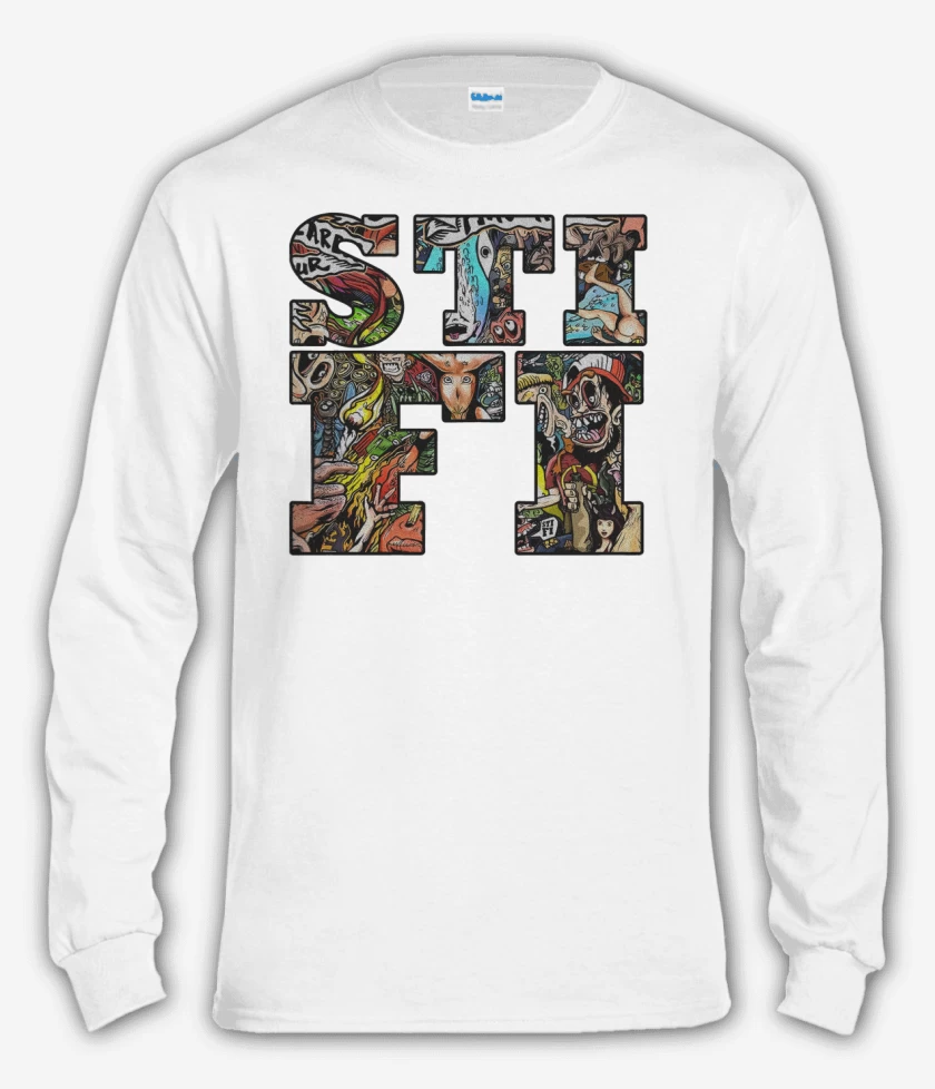 Polera manga larga Blanco de Sti Fi