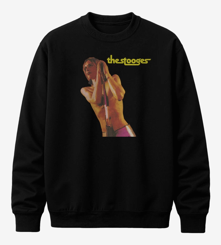 Poleron polo Negro de The Stooges