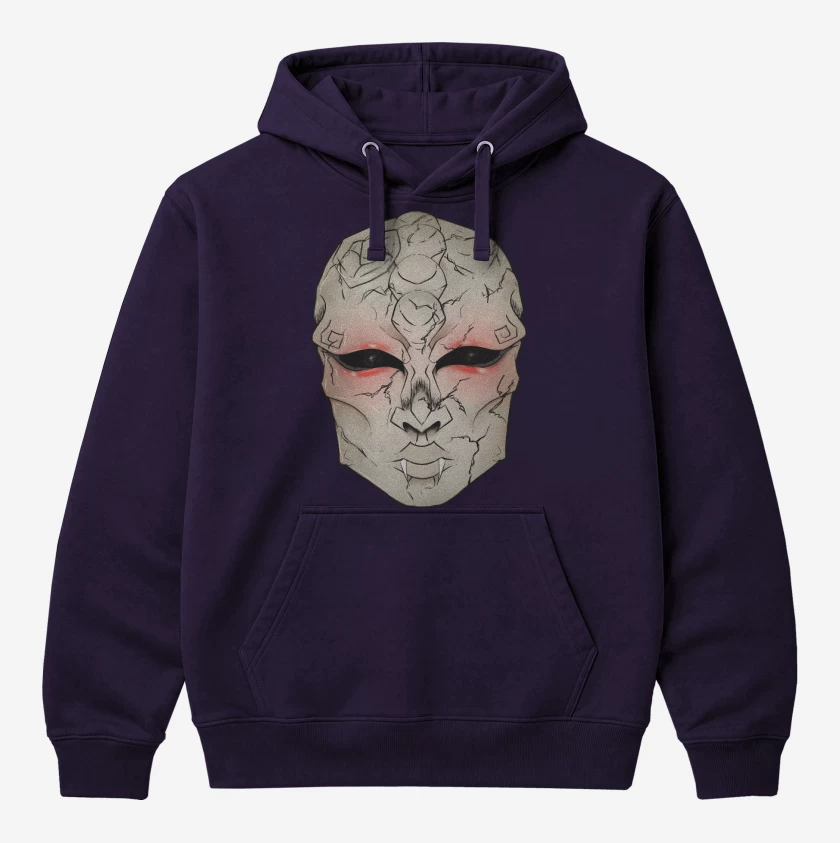 Polerón Canguro Morado de Ishi Kamen