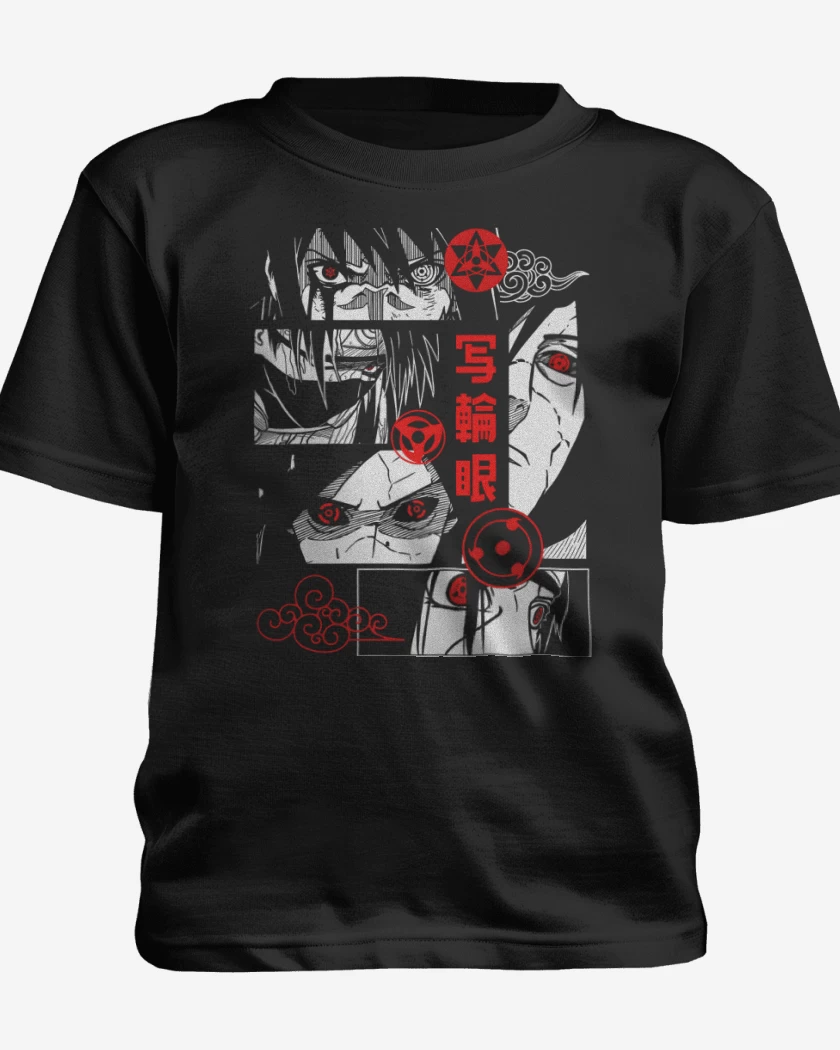 Polera de niño Negro de Sharingan