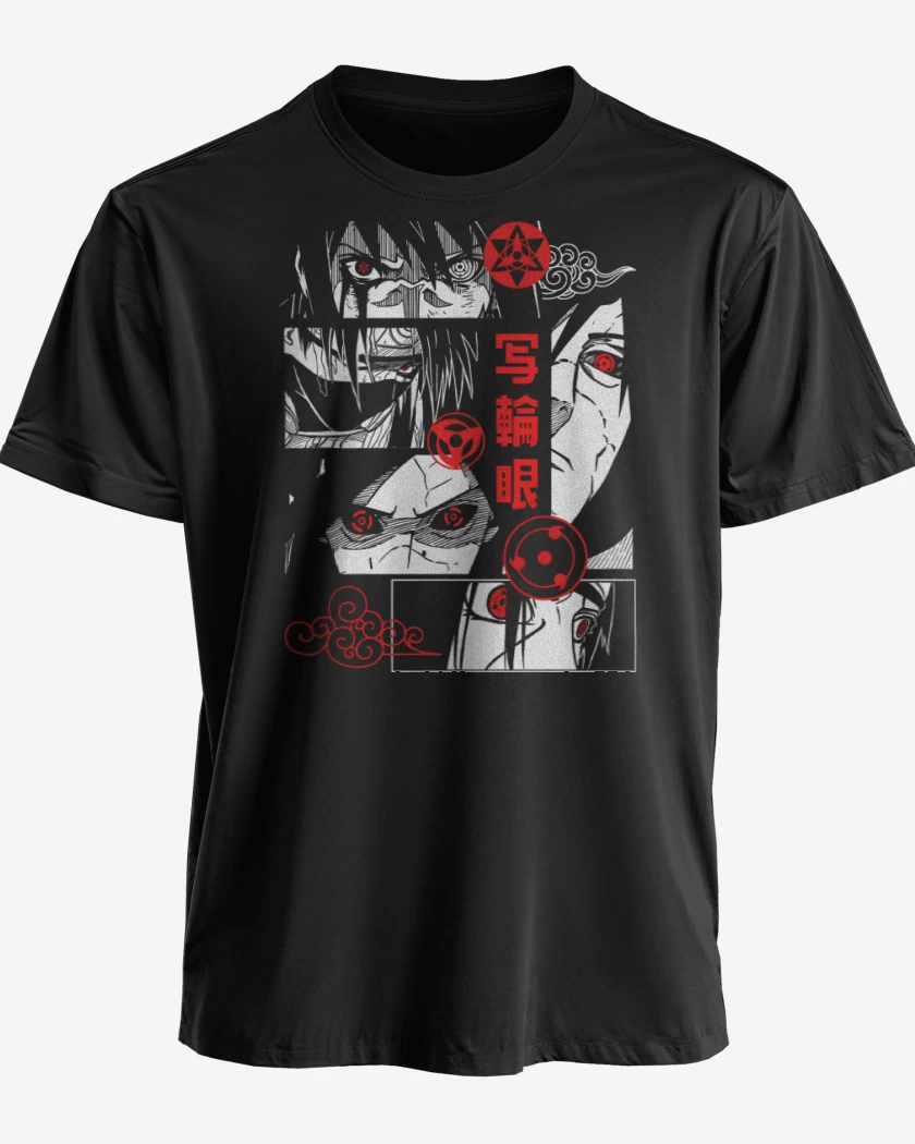 Polera premium Negro de Sharingan