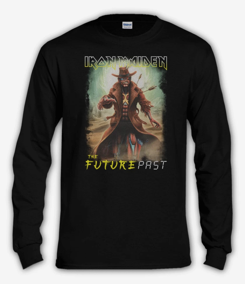 Polera manga larga Negro de Iron Maiden Future Past