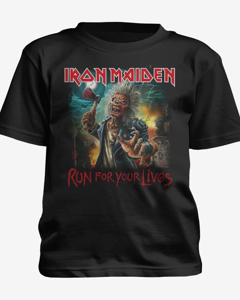 Polera de niño Iron Maiden Run For Your Lives
