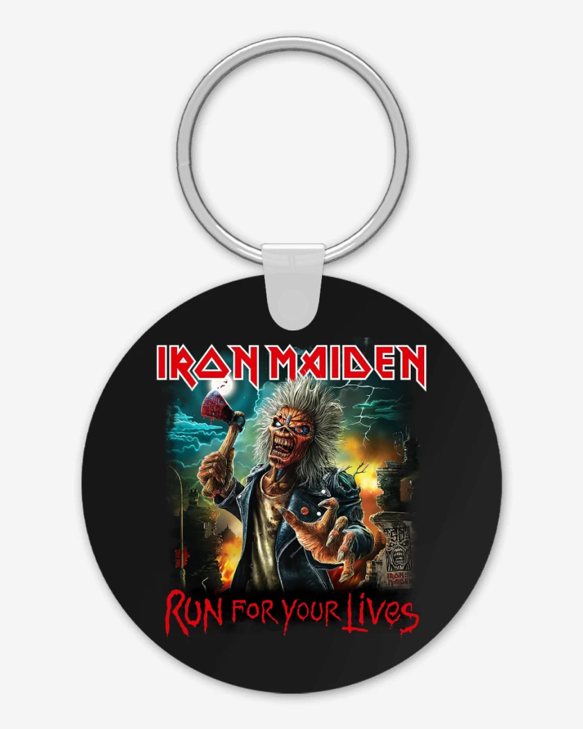 Llavero Iron Maiden Run For Your Lives