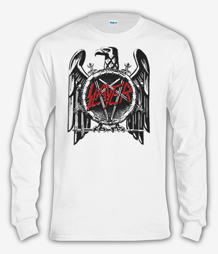 Polera manga larga Blanco de Slayer Águila