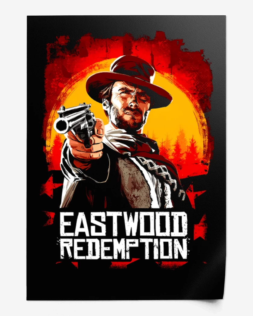 Print Negro de Eastwood Redemption