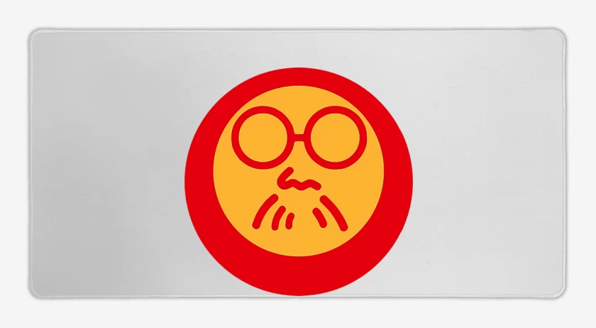 Mouse pad Gamer Blanco de Daruma Sakamoto