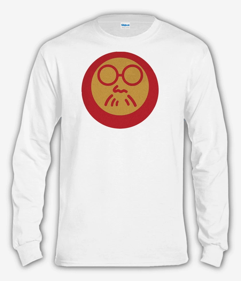Polera manga larga Blanco de Daruma Sakamoto
