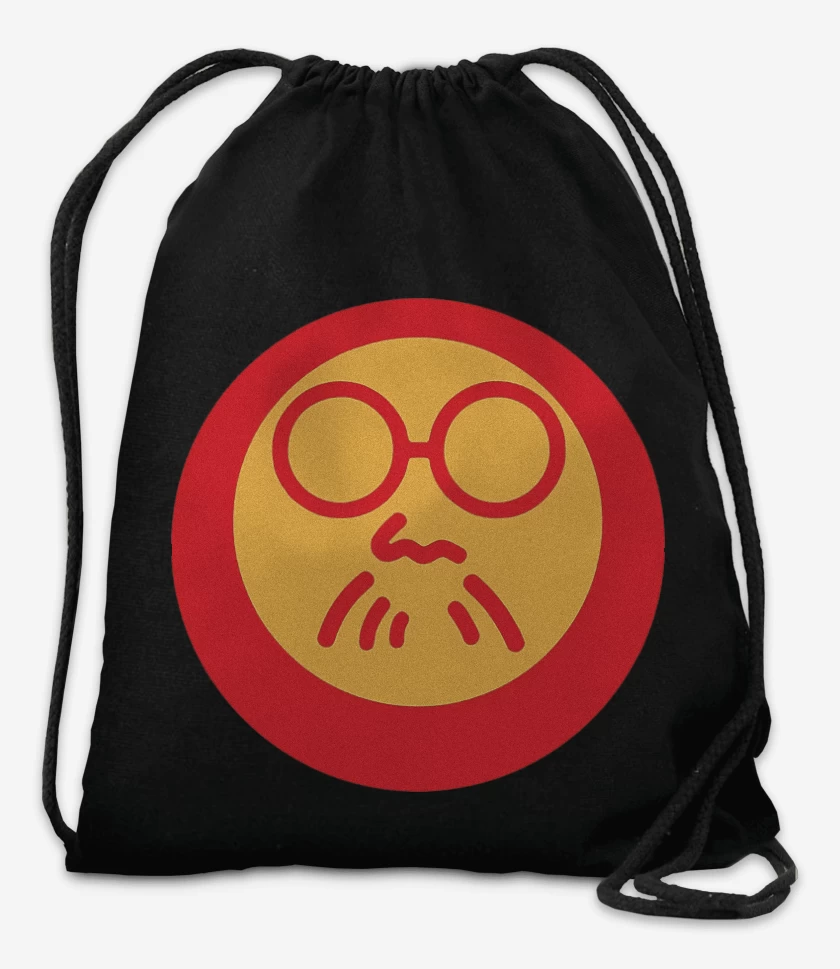 Mochila Negro de Daruma Sakamoto