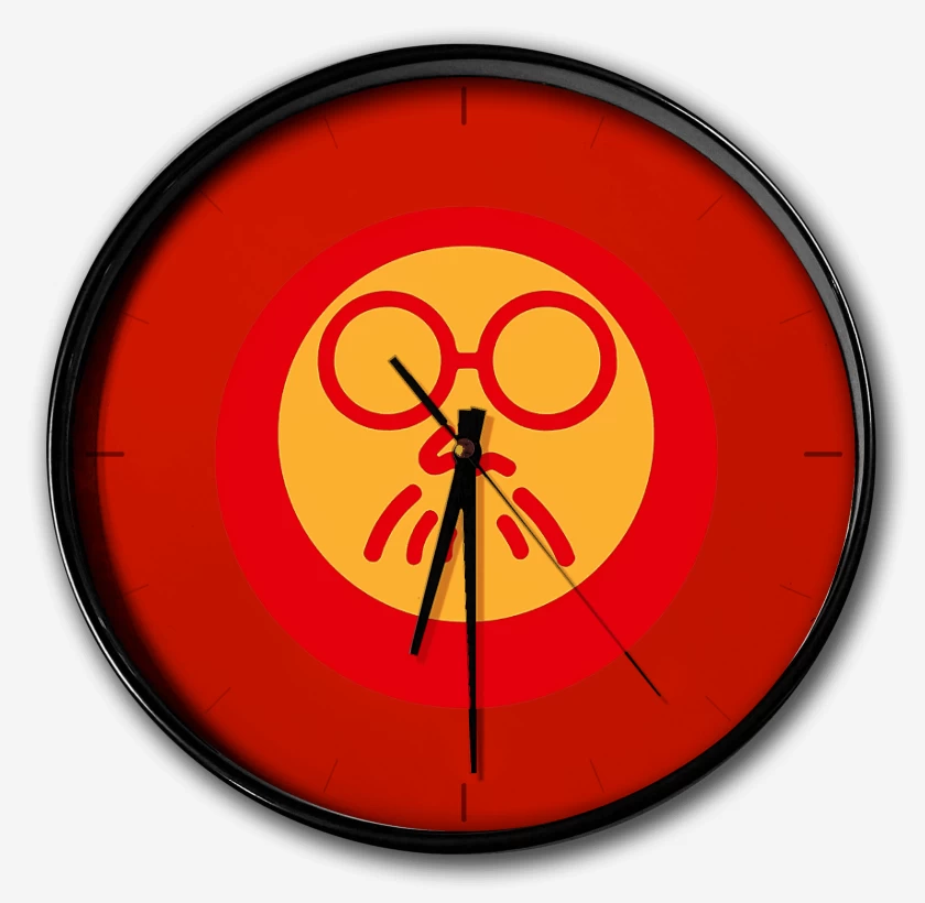 Reloj Rojo de Daruma Sakamoto