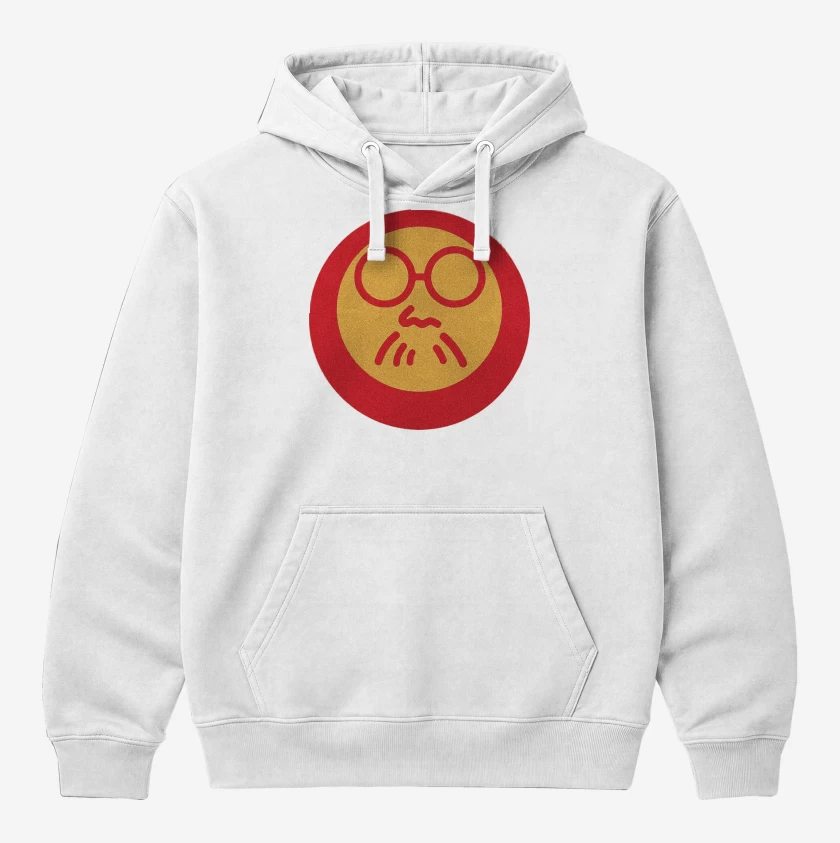 Polerón Canguro Blanco de Daruma Sakamoto