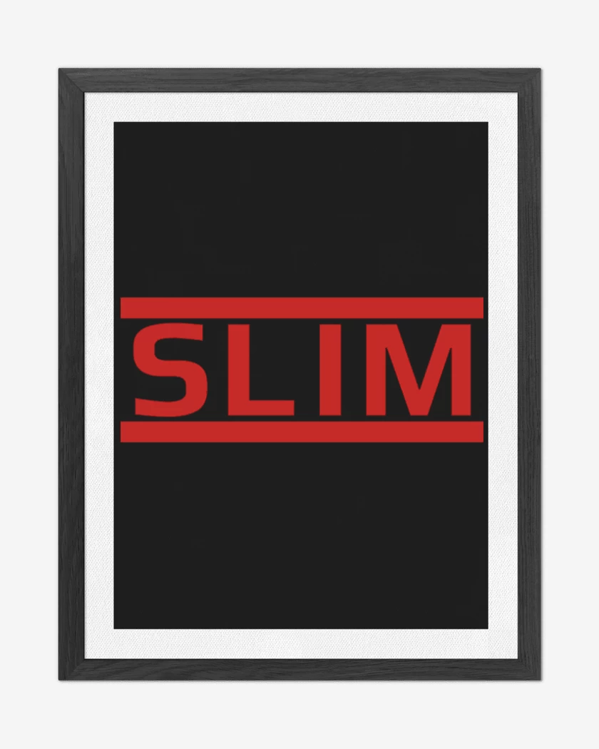 Cuadro decorativo Negro de Slim