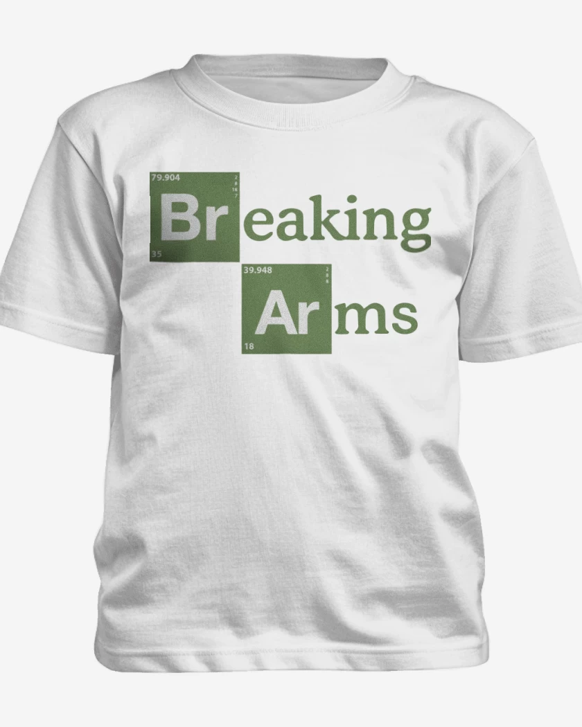 Polera de niño Blanco de Breaking Arms
