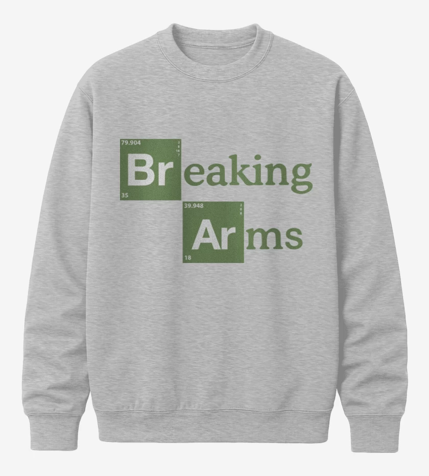 Poleron polo Gris Melange de Breaking Arms