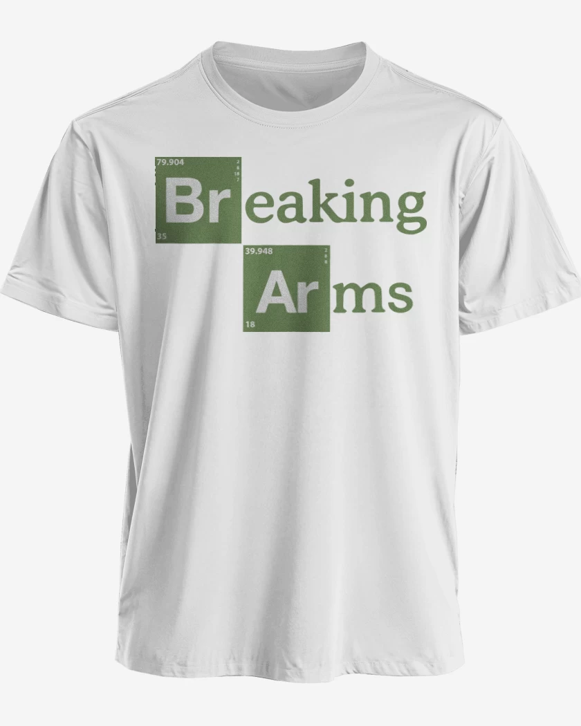 Polera premium Blanco de Breaking Arms