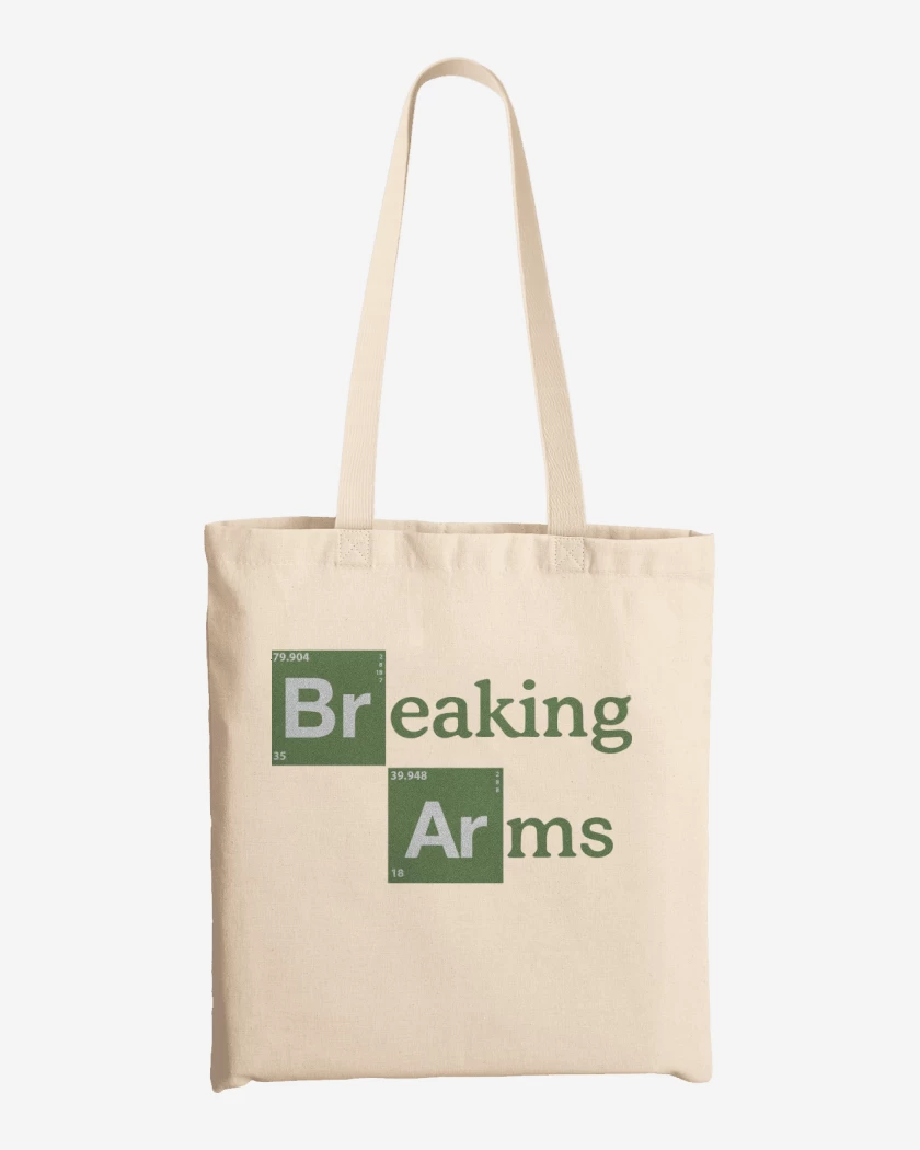 Totebag Blanco de Breaking Arms