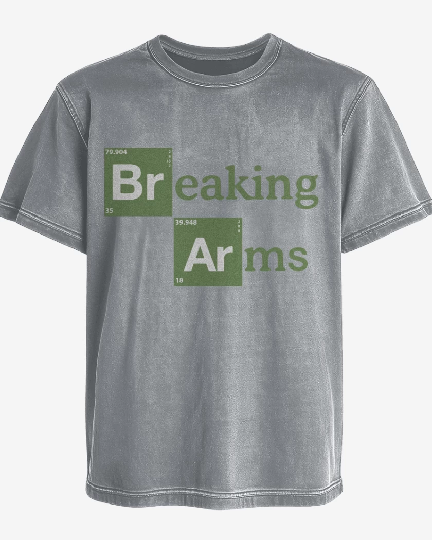 Polera desgastada Breaking Arms