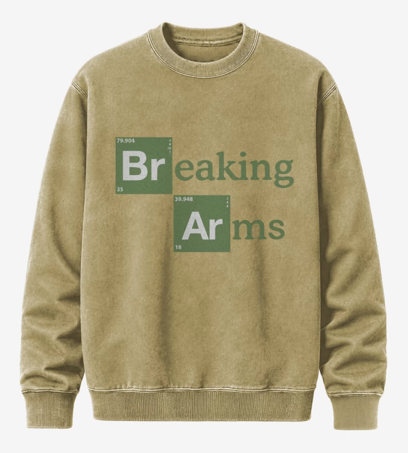 Poleron Polo Acid Wash Beige de Breaking Arms