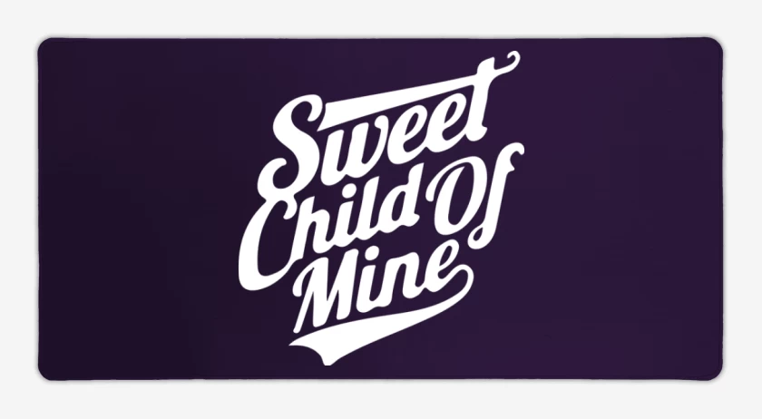 Mouse pad Gamer Sweet child o mine