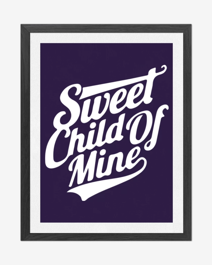 Cuadro decorativo Sweet child o mine