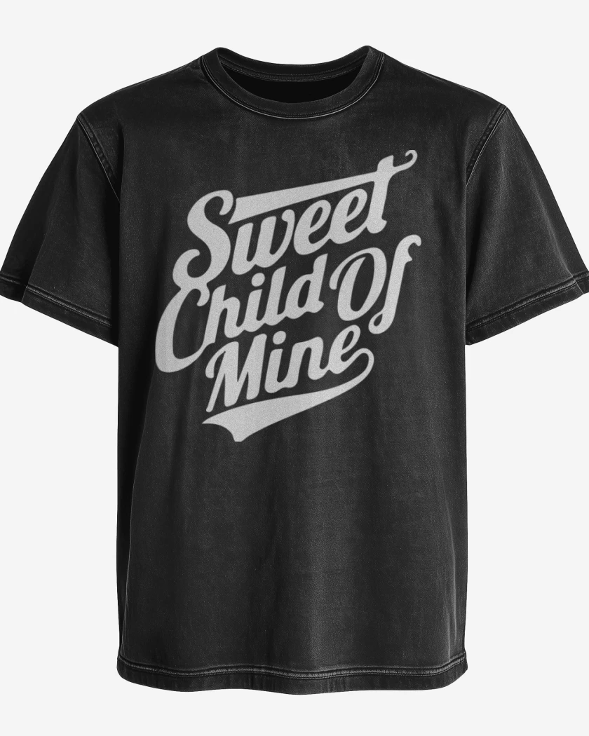 Polera desgastada Sweet child o mine