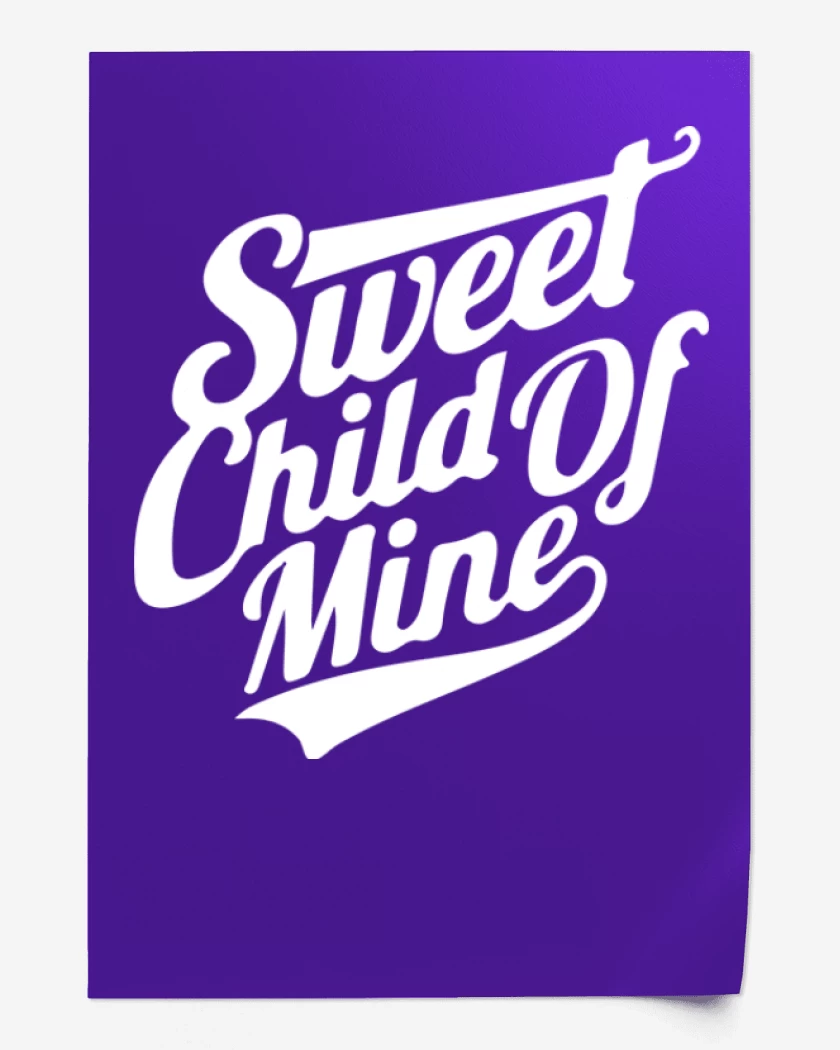Print Sweet child o mine