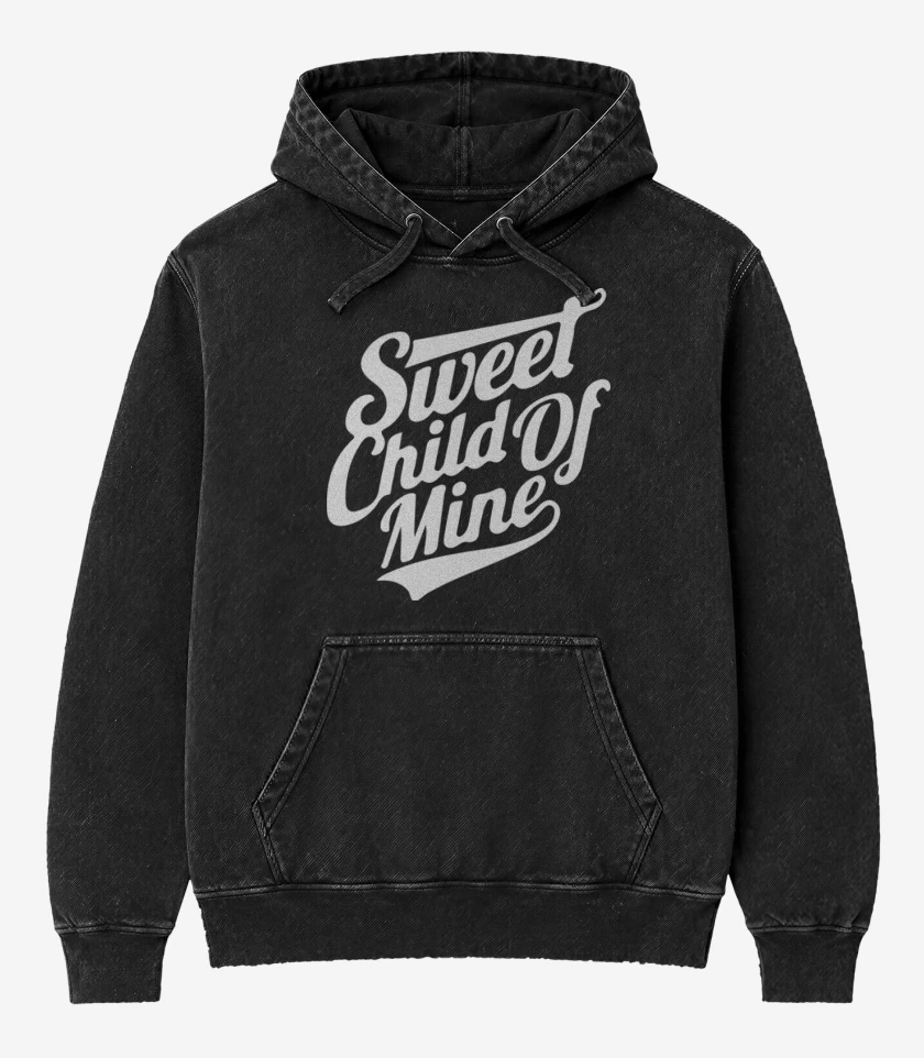 Poleron Canguro Acid Wash Sweet child o mine