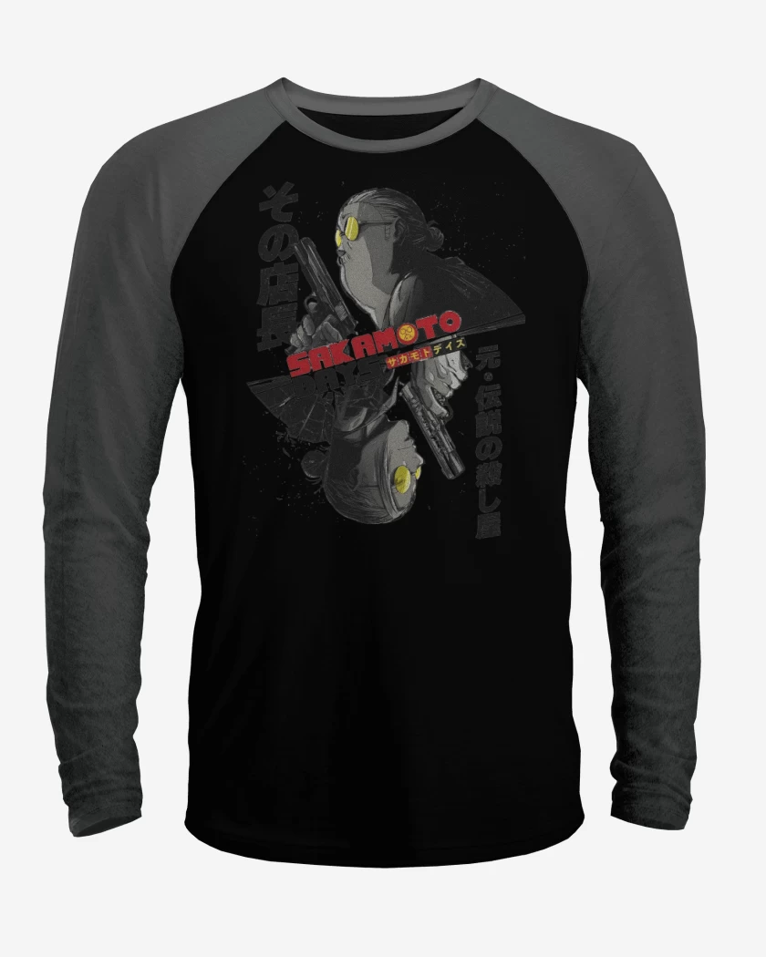 Polera Raglan Doble Agente Sakamoto