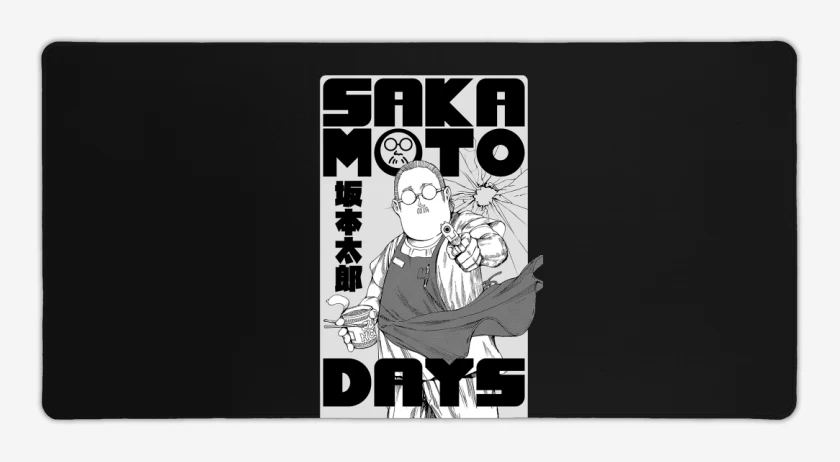 Mouse pad Gamer Negro de Taro Sakamoto