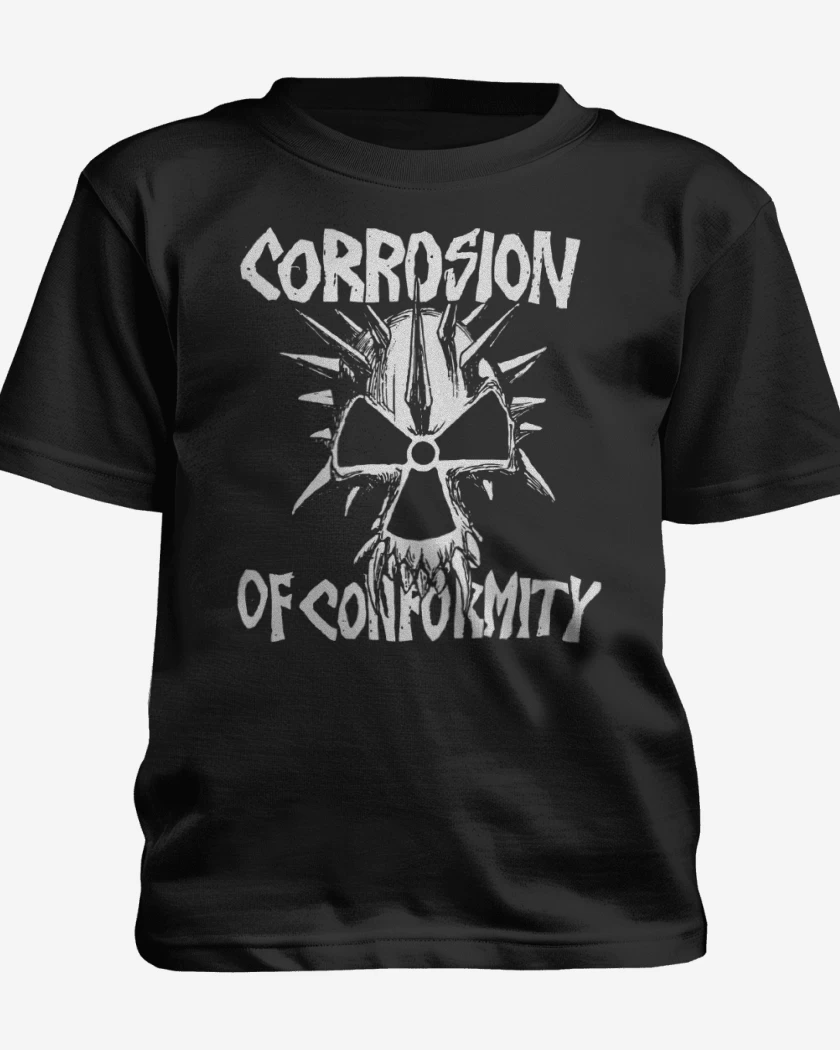 Polera de niño Negro de Corrosion fo Conformity