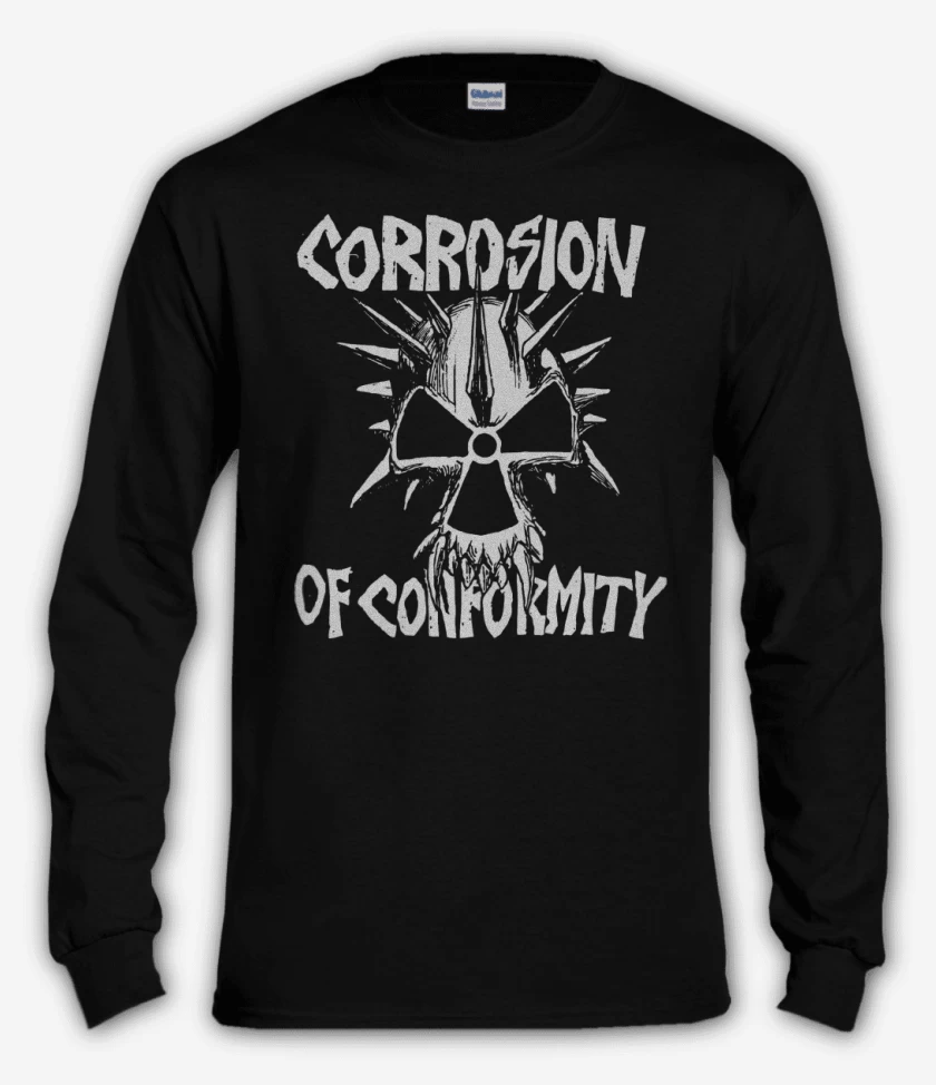 Polera manga larga Negro de Corrosion fo Conformity