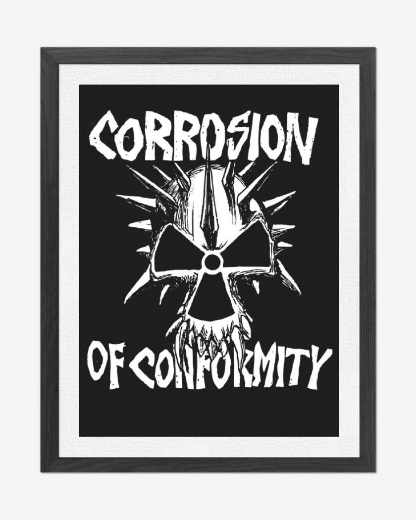 Cuadro decorativo Negro de Corrosion fo Conformity