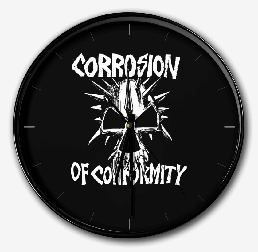 Reloj Negro de Corrosion fo Conformity