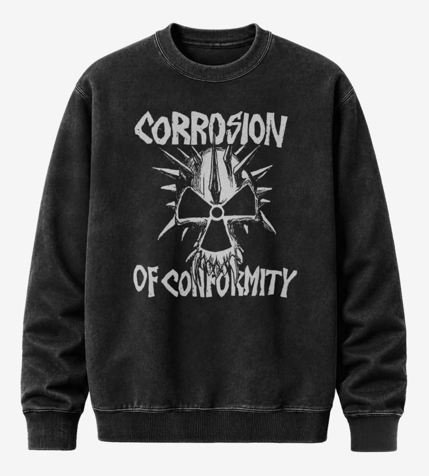 Poleron Polo Acid Wash Negro de Corrosion fo Conformity