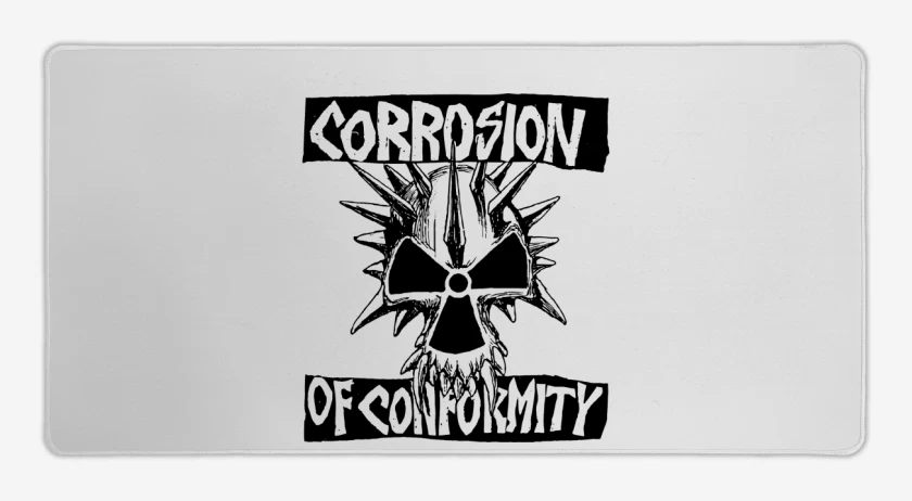 Mouse pad Gamer Blanco de Corrosion of Conformity SB