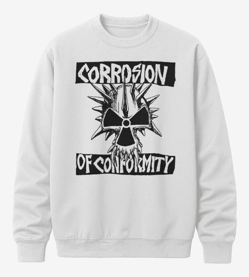 Poleron polo Blanco de Corrosion of Conformity SB