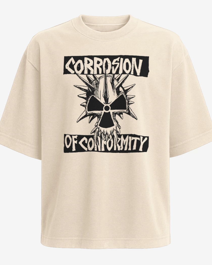 Polera Oversize Beige de Corrosion of Conformity SB