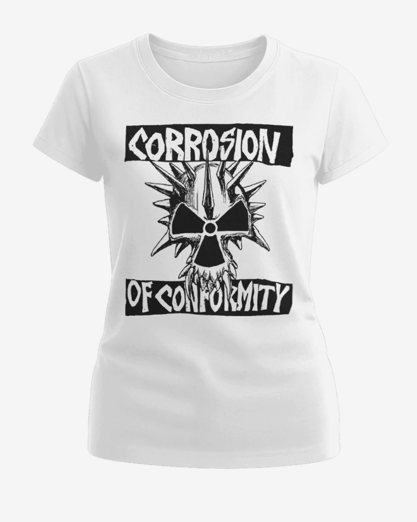 Polera de Mujer Blanco de Corrosion of Conformity SB