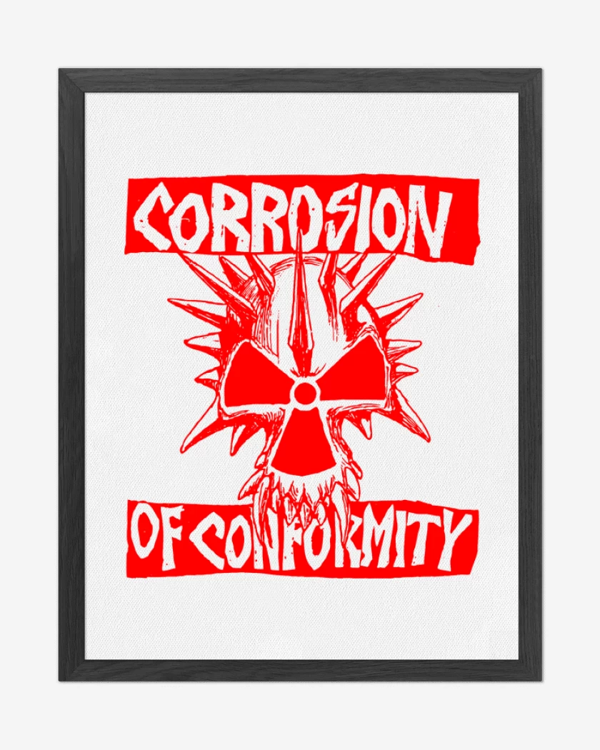 Cuadro decorativo Blanco de Corrosion of Conformity Rojo