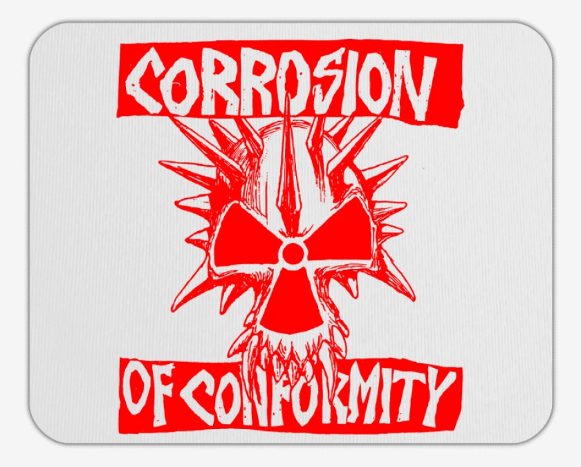 Mousepad Corrosion of Conformity Rojo