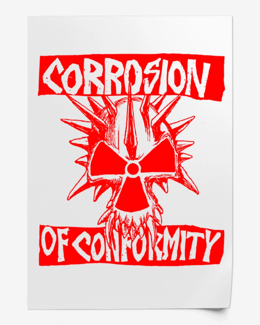 Print Corrosion of Conformity Rojo