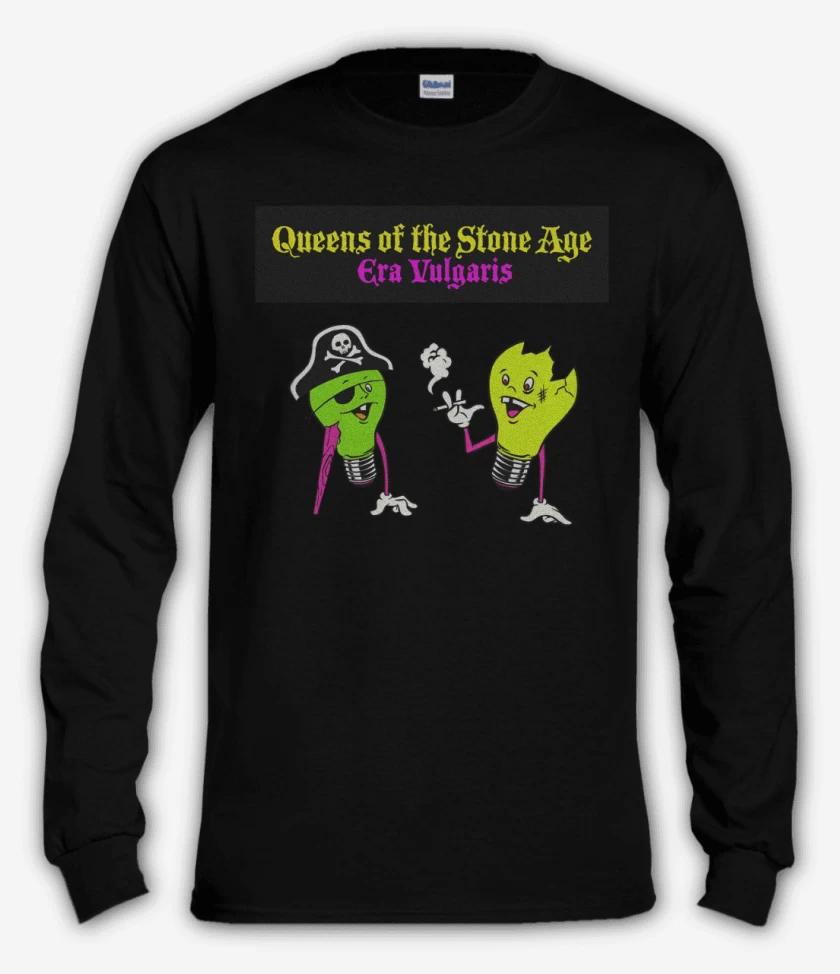Polera manga larga Negro de Era vulgaris