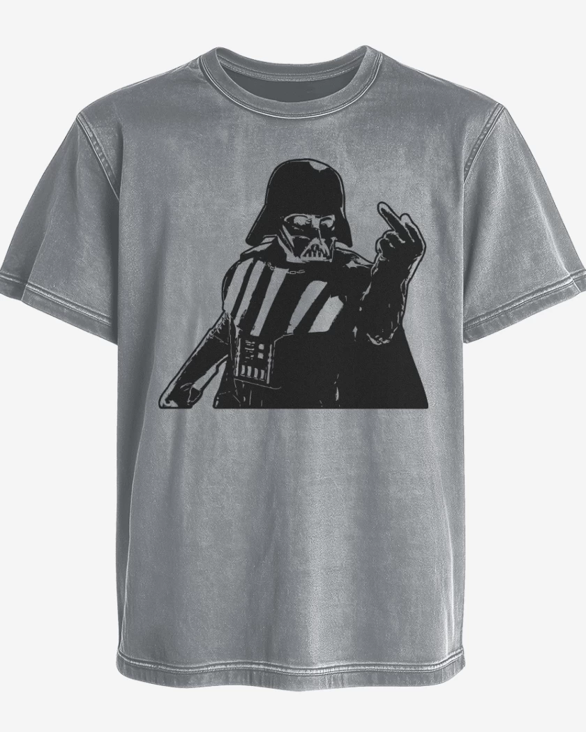 Polera desgastada Darth Fucker